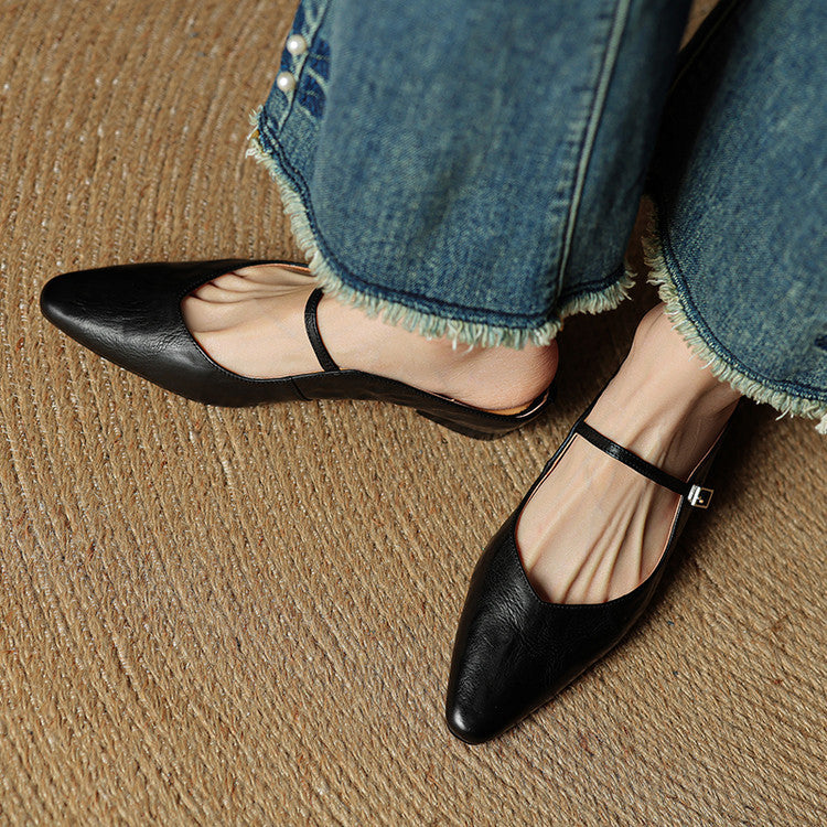 Solange | Mules Babies en Cuir Souple