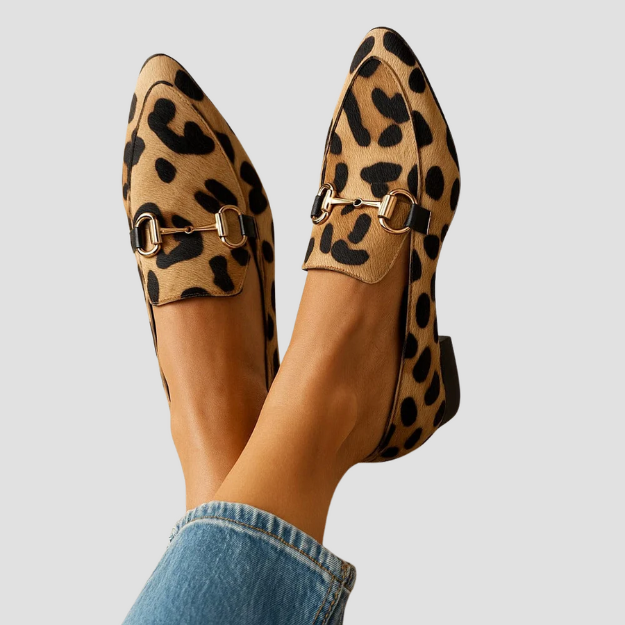 Marie | Mocassins Imprimé Léopard