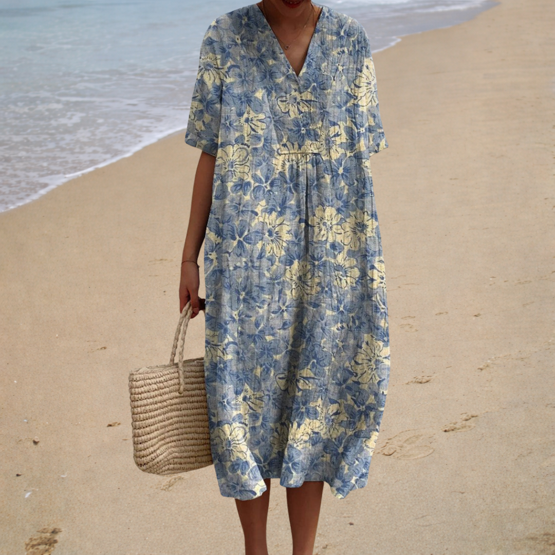 Éléonore | Robe Longue Fleurie