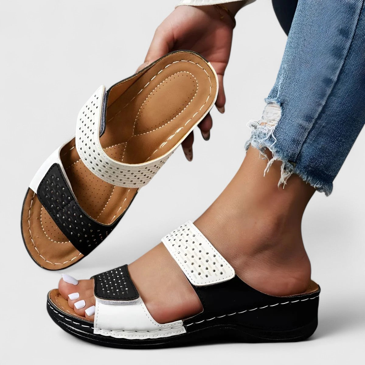 Ariella | Mules Orthopédiques Aérées