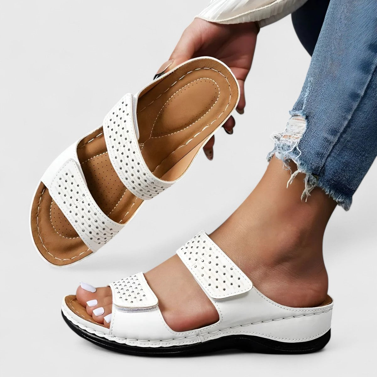 Ariella | Mules Orthopédiques Aérées