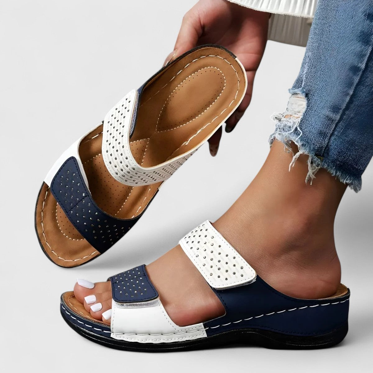 Ariella | Mules Orthopédiques Aérées