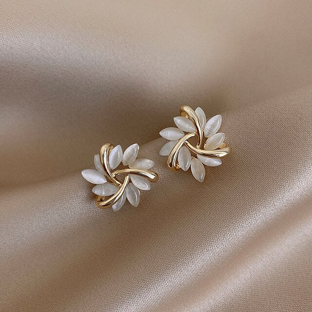 Cléophée | Boucles d'Oreilles Fleur de Lumière