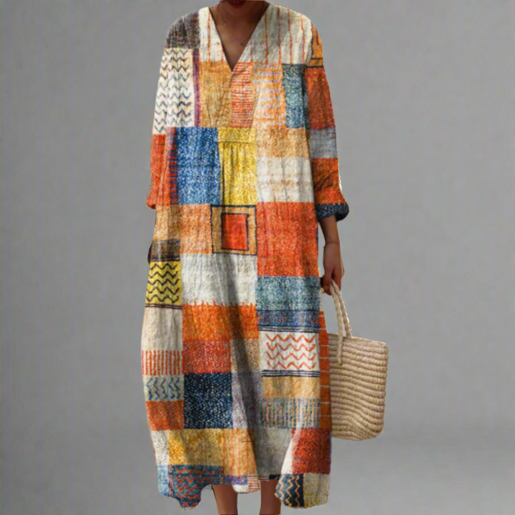 Victoire | Robe Patchwork Artistique