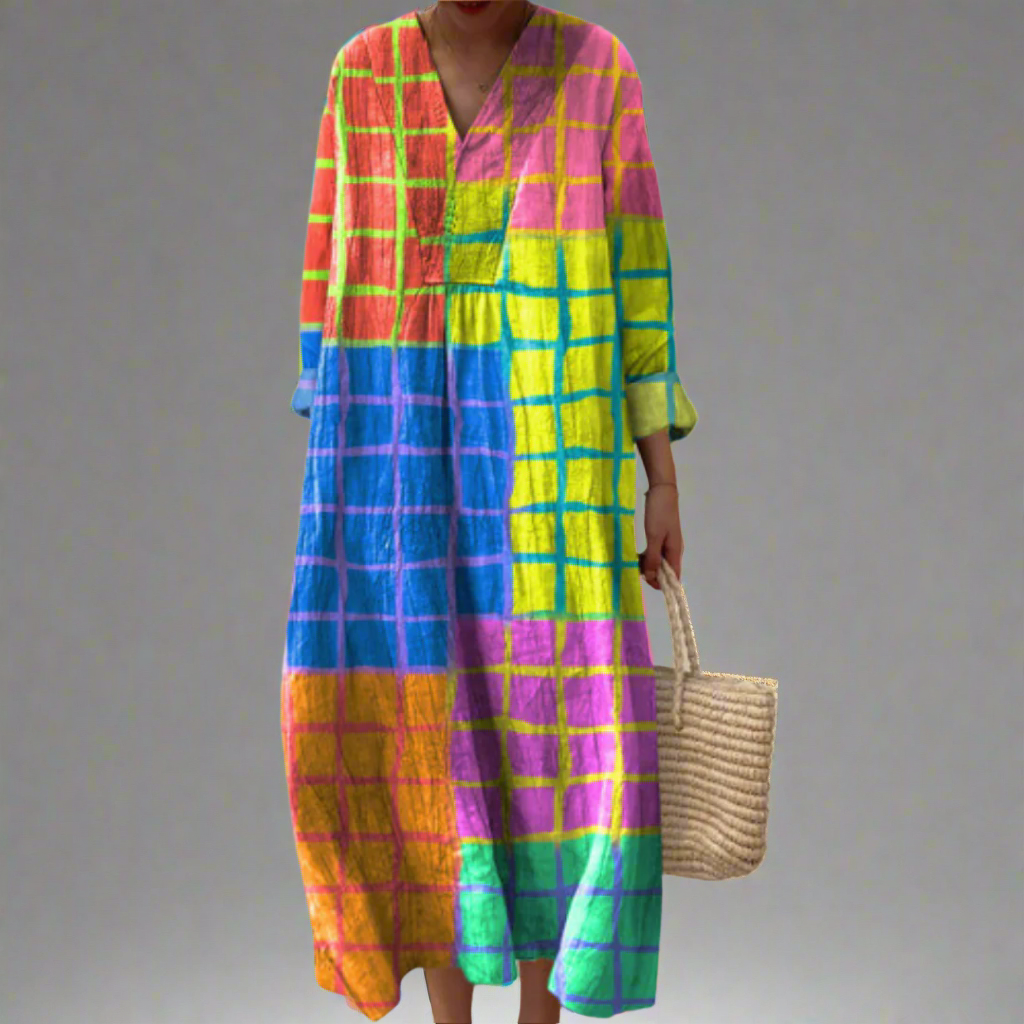 Églantine | Robe Graphique Vibrante