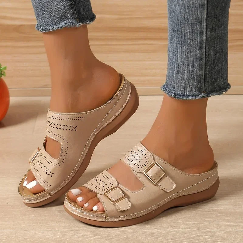 Laurine | Mules Orthopédiques Ajustables