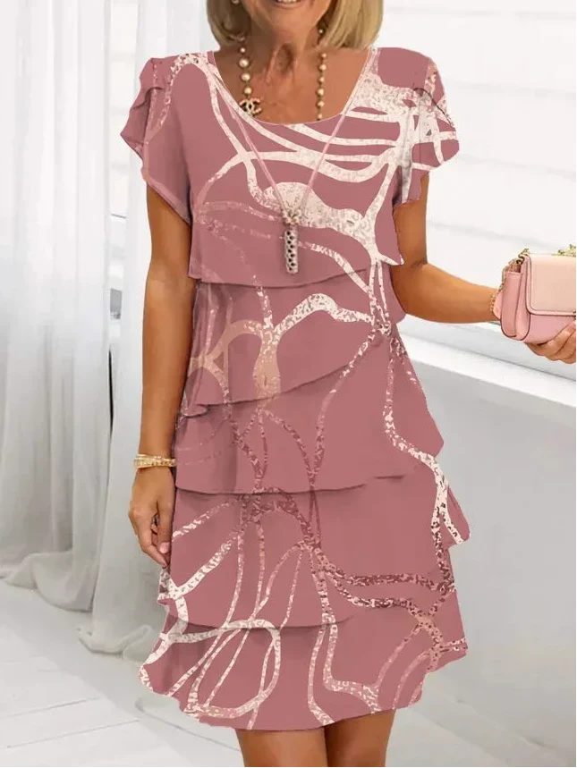 Auréline | Robe Élégante Graphique