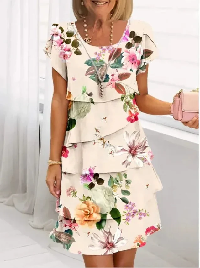 Évaloria | Robe Élégante Florale