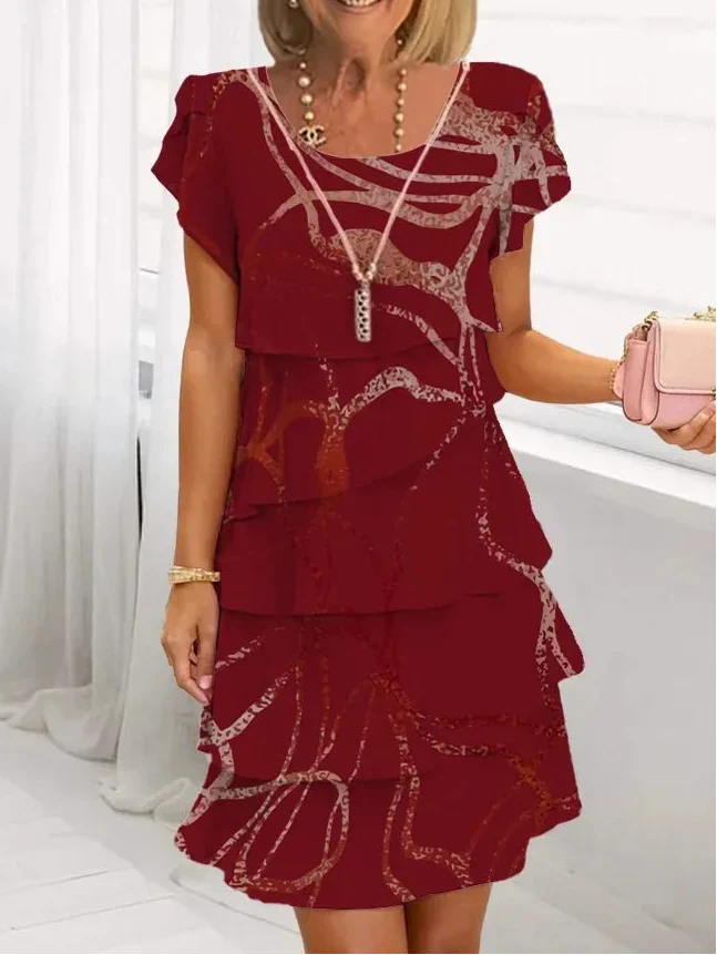 Valessia | Robe Élégante Rubis