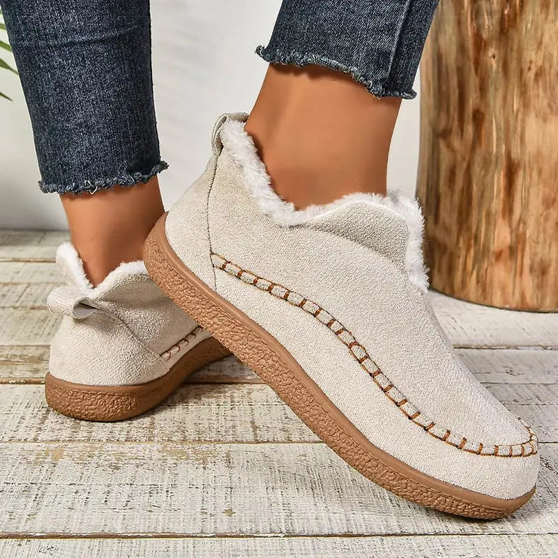 Brigitte | Mocassins Fourrés Col Douillet