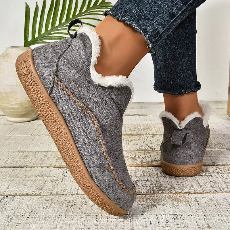 Brigitte | Mocassins Fourrés Col Douillet