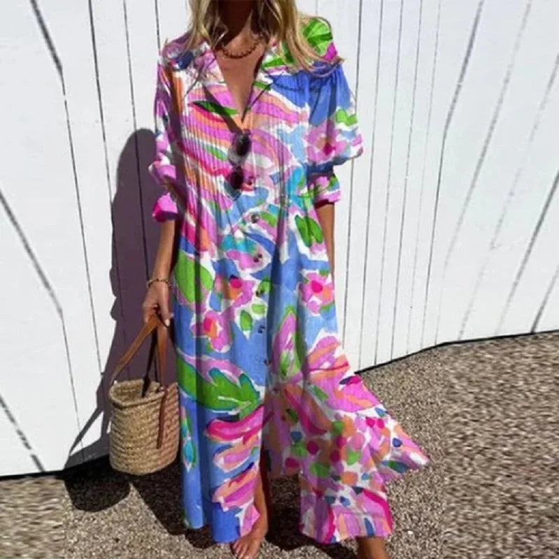 Marissa | Robe Chemise Bohème