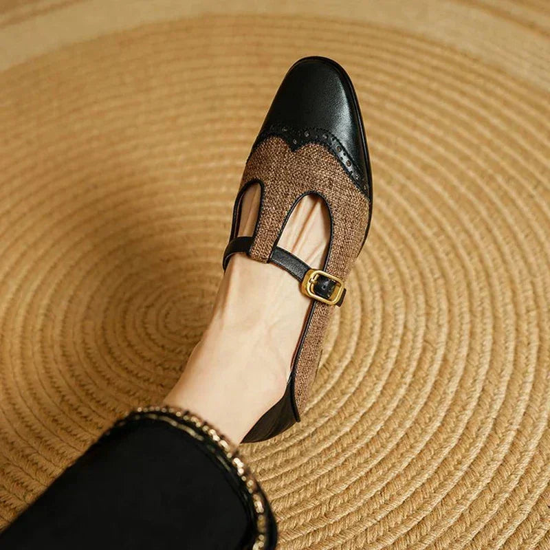 Chloé | Chaussures Vintage en Cuir avec Boucle