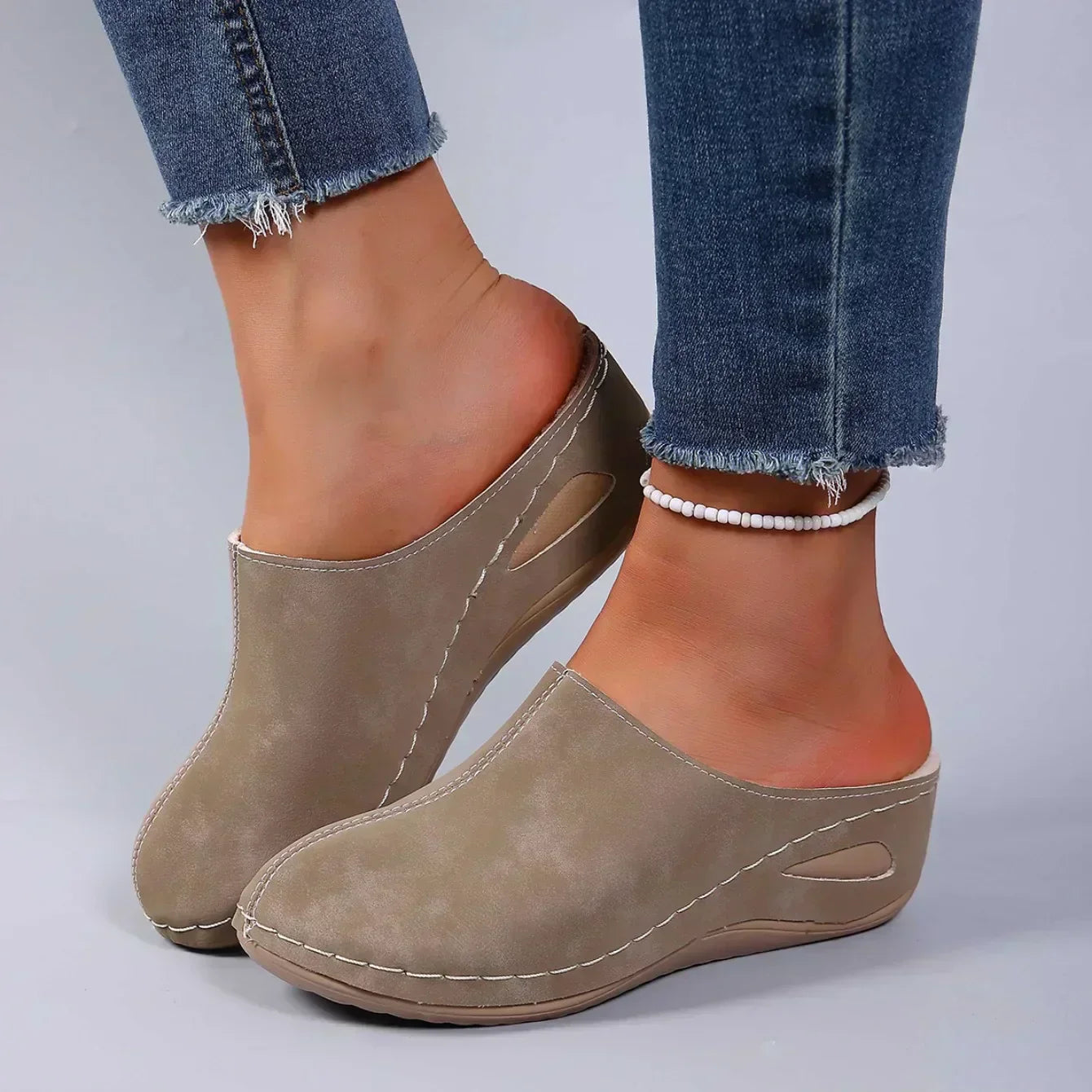 Élise | Mules Orthopédiques Fourrées