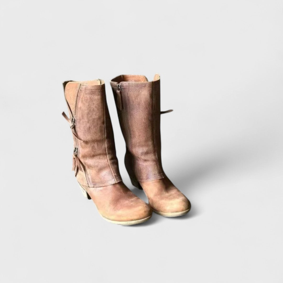 Élisa | Bottes Rétro Zippées
