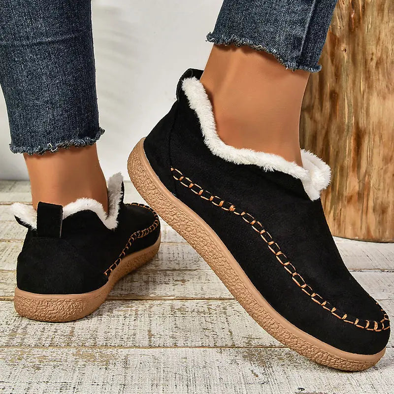 Brigitte | Mocassins Fourrés Col Douillet