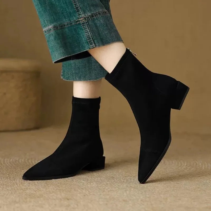 Anouk | Bottines Confort à Talon Bloc