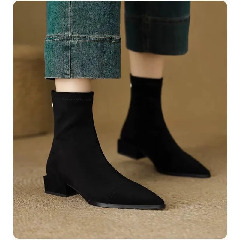 Anouk | Bottines Confort à Talon Bloc