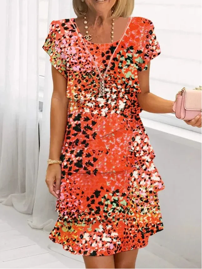 Floriane | Robe Élégante Éclat Floral