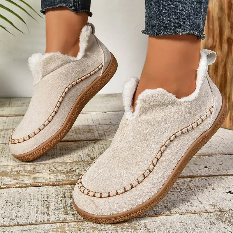 Brigitte | Mocassins Fourrés Col Douillet