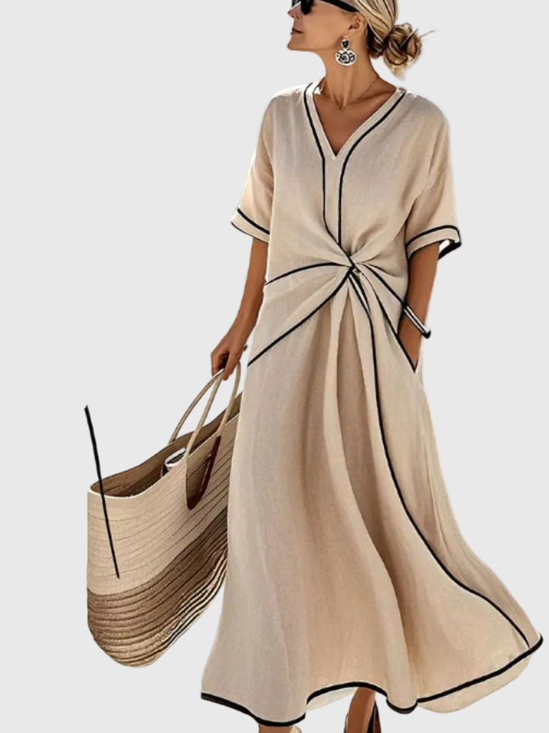 Éléonore | Robe Maxi Élégance Naturelle