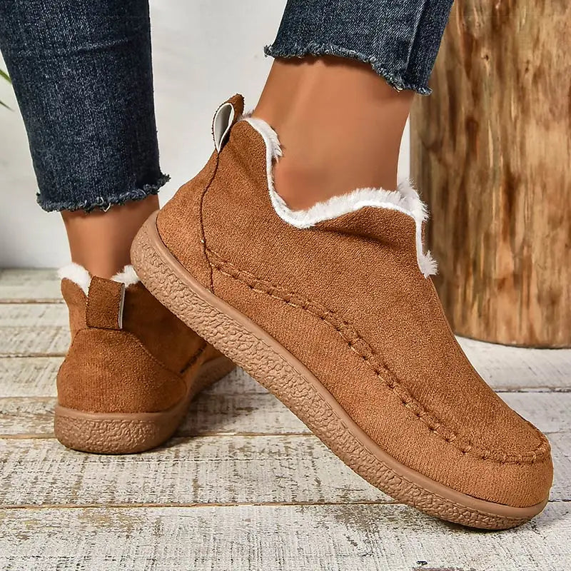 Brigitte | Mocassins Fourrés Col Douillet