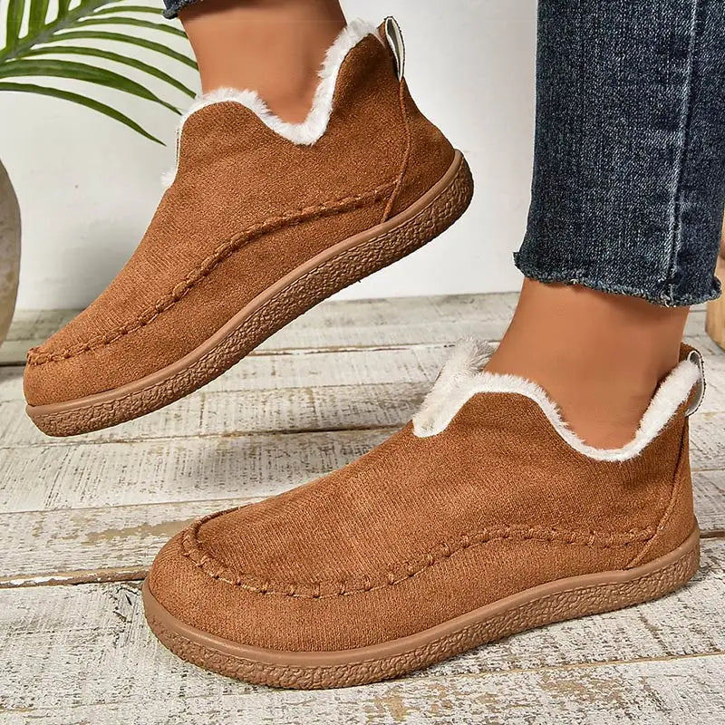 Brigitte | Mocassins Fourrés Col Douillet