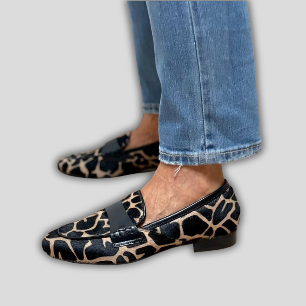 Brigitte | Mocassins Léopard Confort