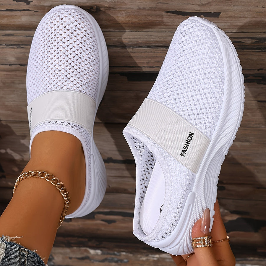 Nicole | Baskets Mules Mesh Respirant