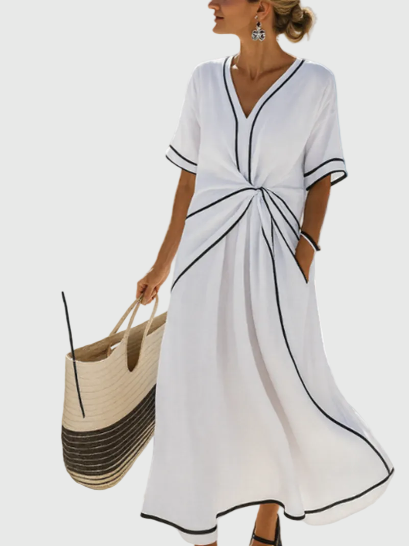 Éléonore | Robe Maxi Élégance Naturelle