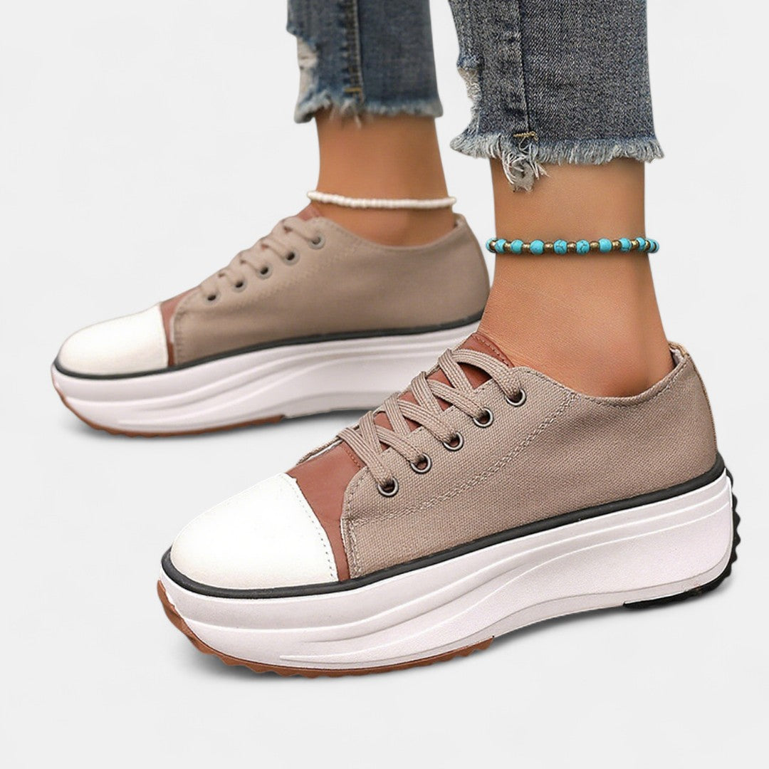 Maëlys | Baskets Plateforme Crantée