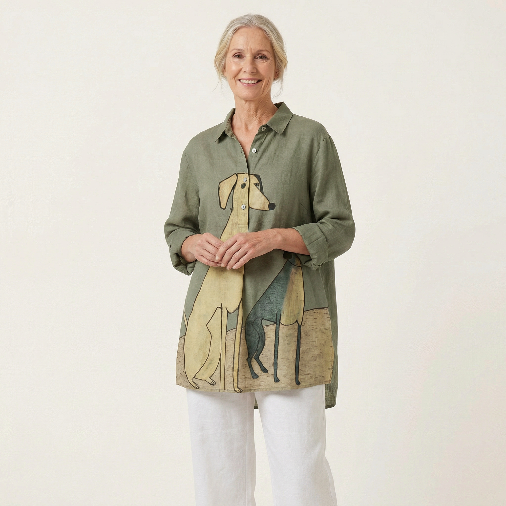 Odeline | Blouse Artistique Esquisse Canine
