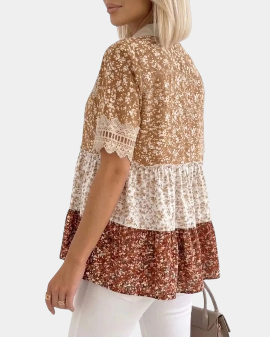 Évania | Blouse Florale