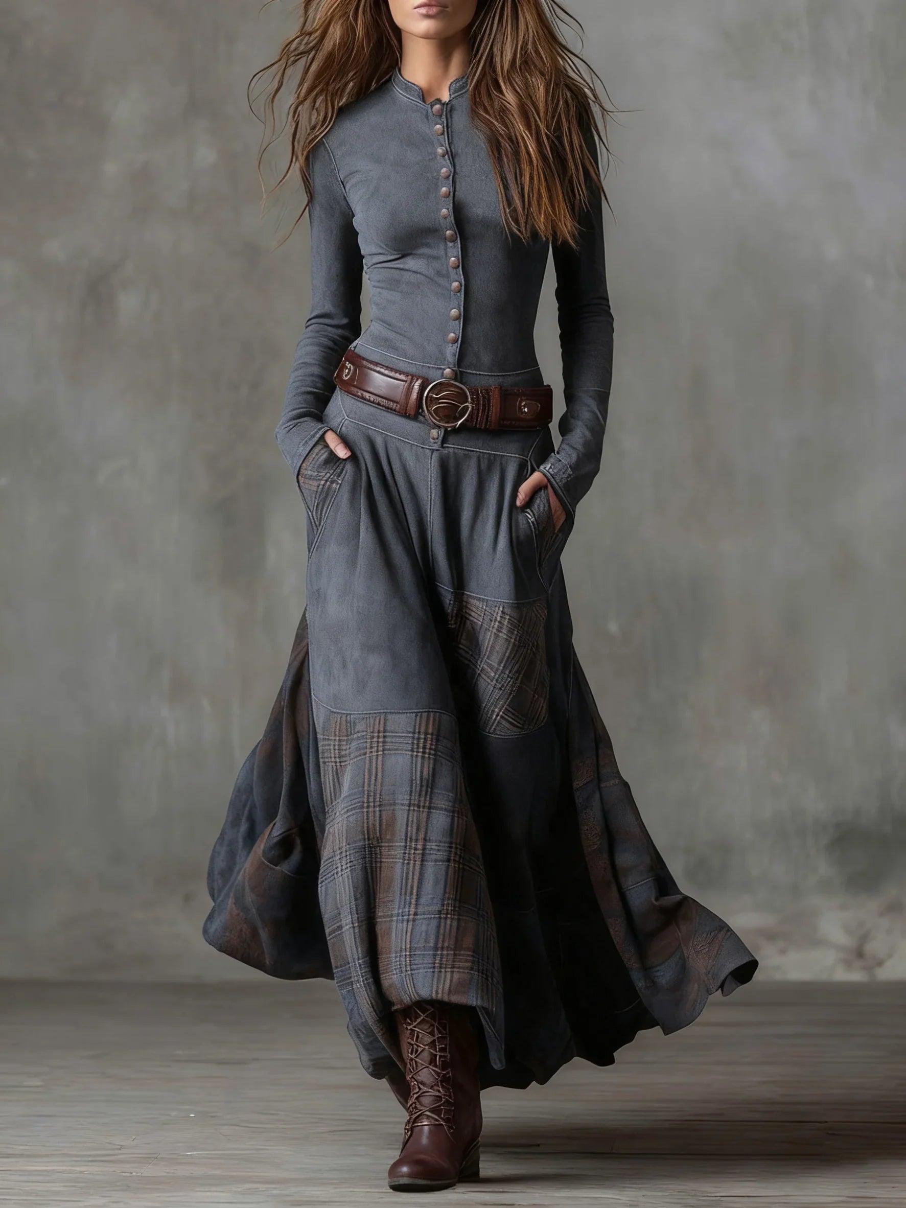 Leonora | Robe longue vintage