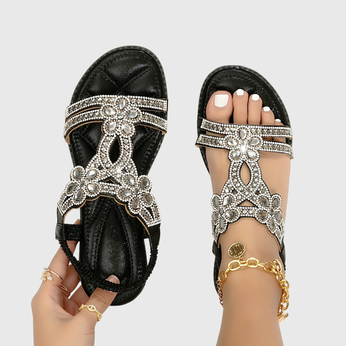 Thaïs Éclat | Sandales Orthopédiques Élégantes