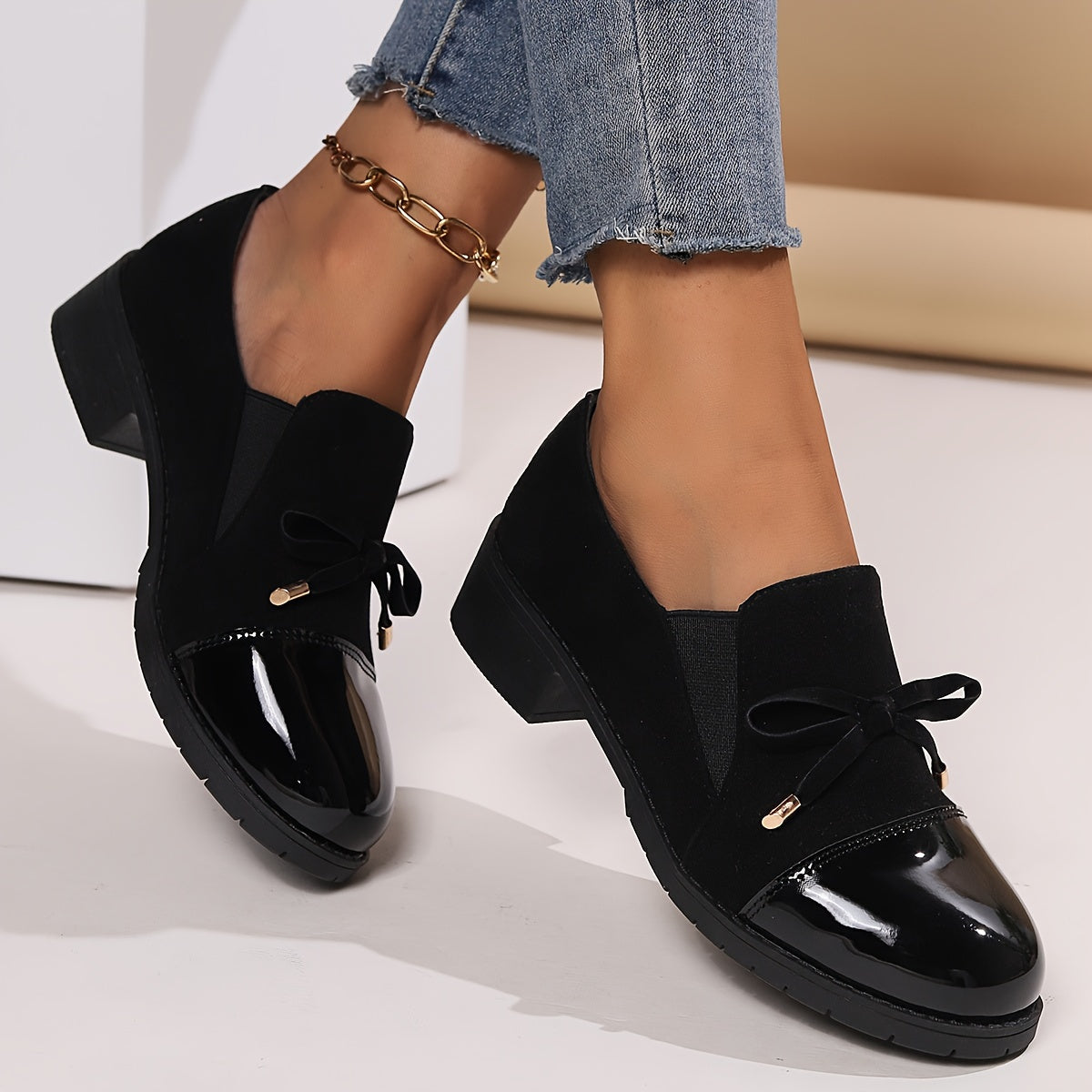 Camille | Mocassins Confort Bout Verni
