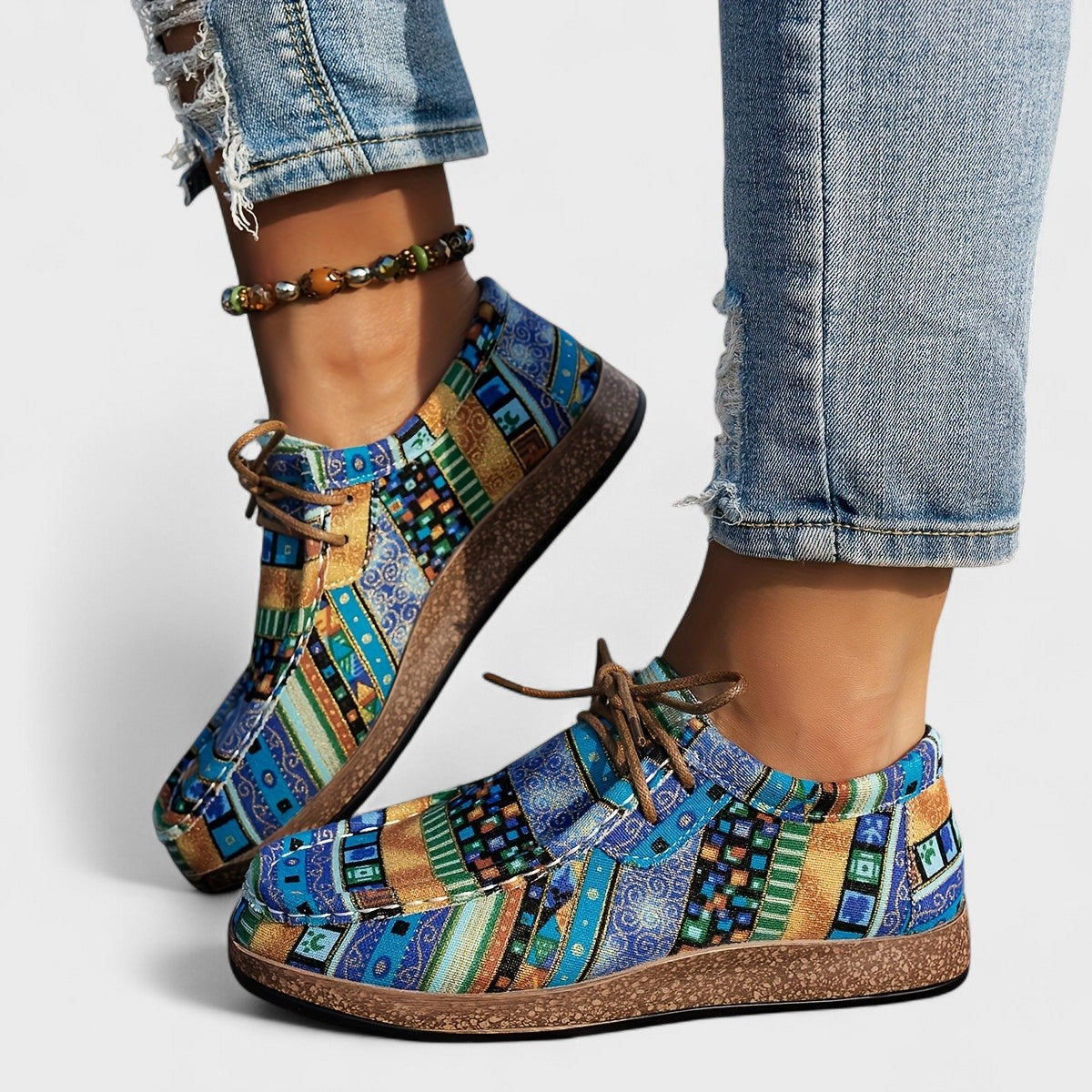 Azura | Baskets Ethniques Patchwork