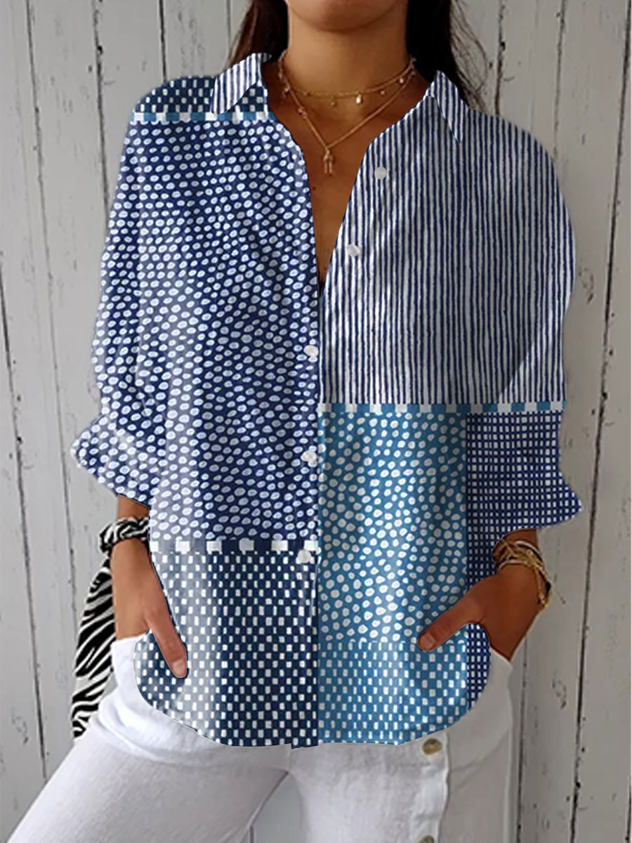 Bérénice | Blouse Patchwork Chic