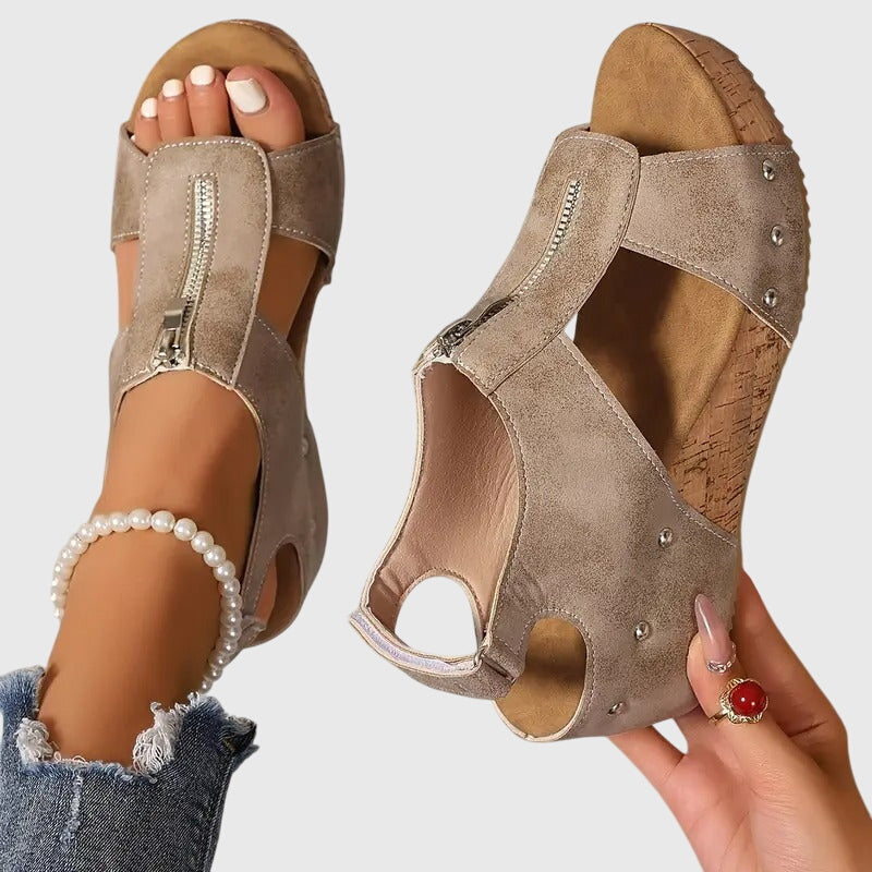 Bridie | Sandales Orthopédiques Compensées