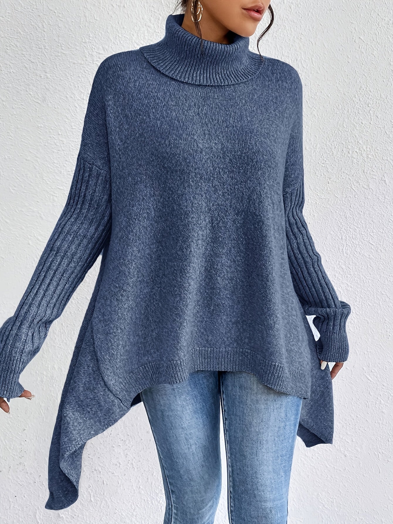 Gabrielle | Pull Col Roulé Ample