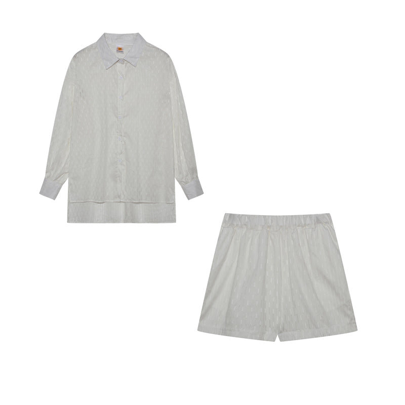 Elizabeth - Ensemble Chemise et Shorts Léger
