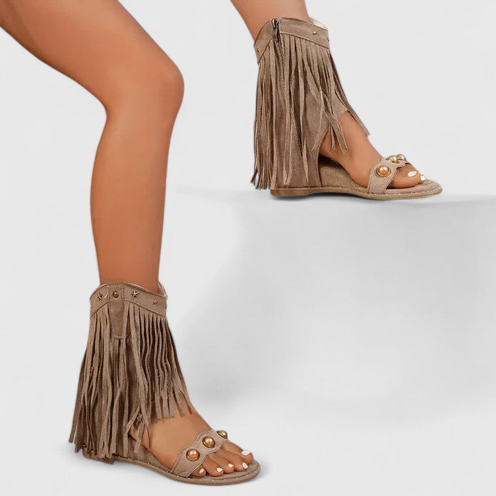 Eira | Sandales Orthopédiques Frangées