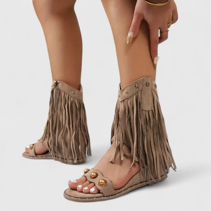 Eira | Sandales Orthopédiques Frangées