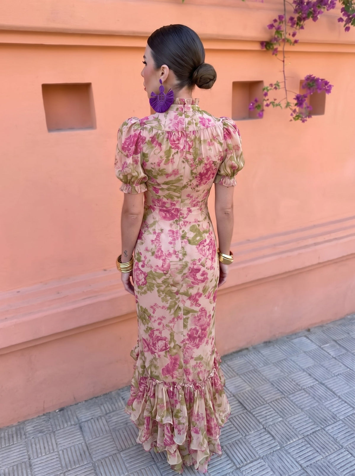 Élise | Robe Fleurie Roses