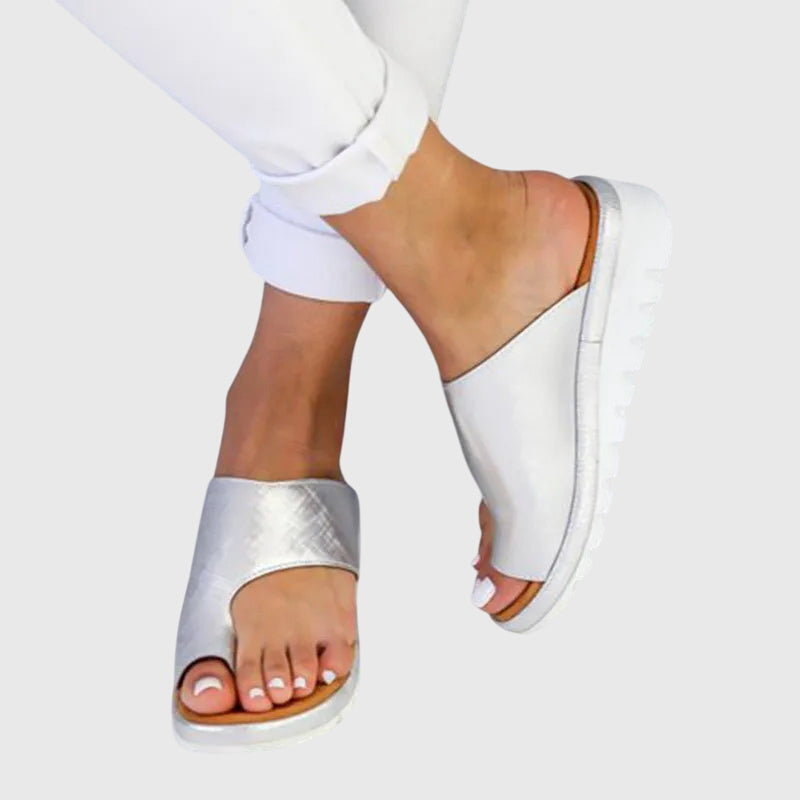 Juliette | Mules Orthopédiques Minimalistes Plateforme