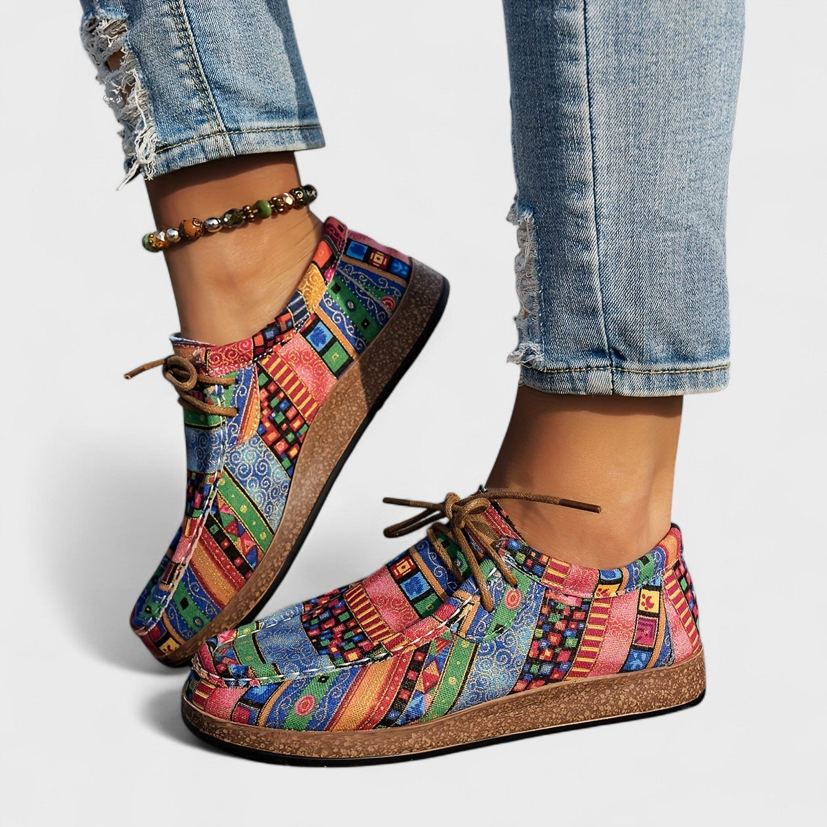 Azura | Baskets Ethniques Patchwork