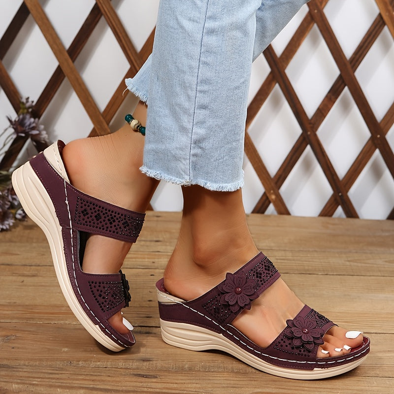 Rosalie | Sandales Confort Compensées