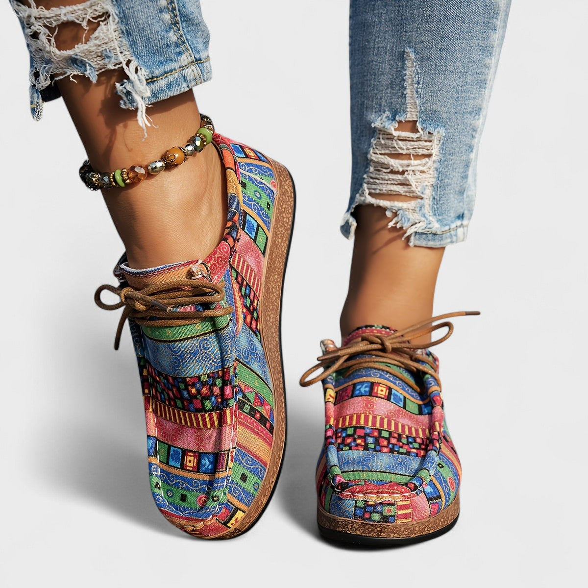 Azura | Baskets Ethniques Patchwork