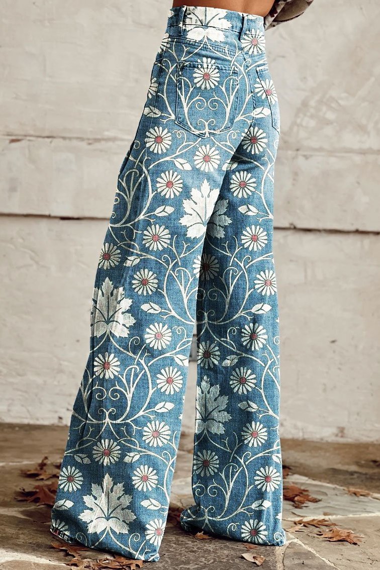 Éléonore | Pantalon Fleuri