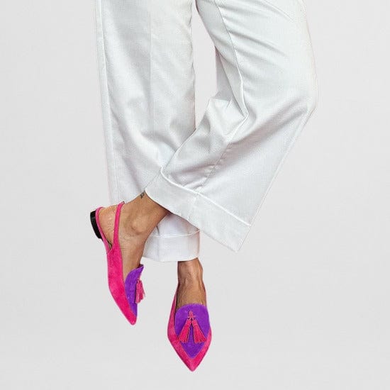 Amélie | Ballerines à Franges Colorées